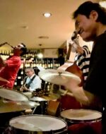 飯塚雅幸が７月２３日（土）小山太郎氏を迎えた「リッシュブール・ワイン＆ジャズの夕べ」に出演しました。　